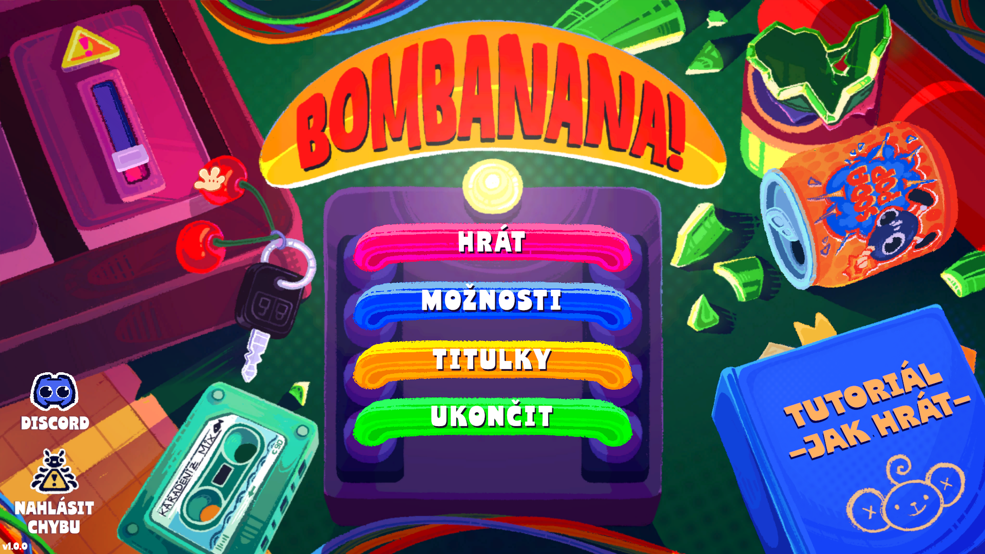 BOMBANANA v češtině – ukázka hry 1