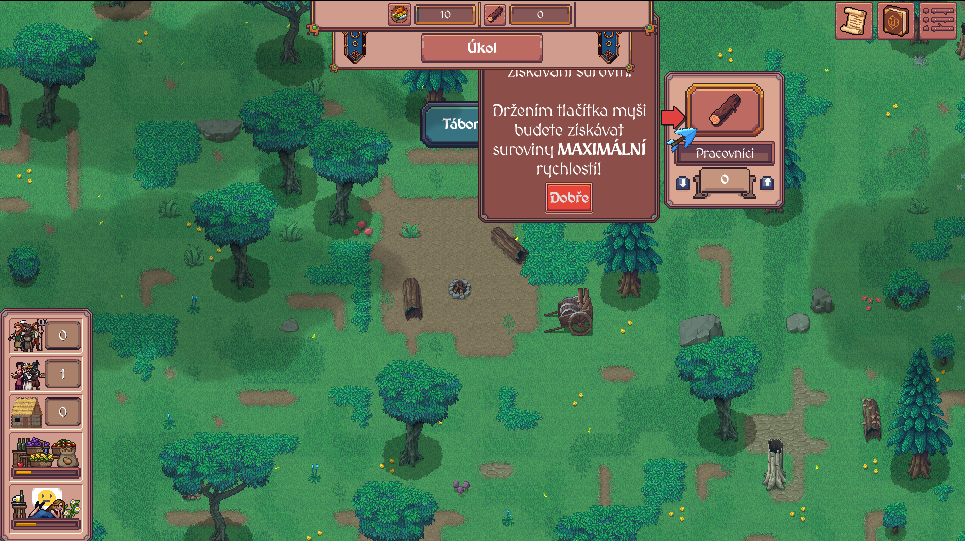 Hearth and Hamlet v češtině – ukázka hry 4