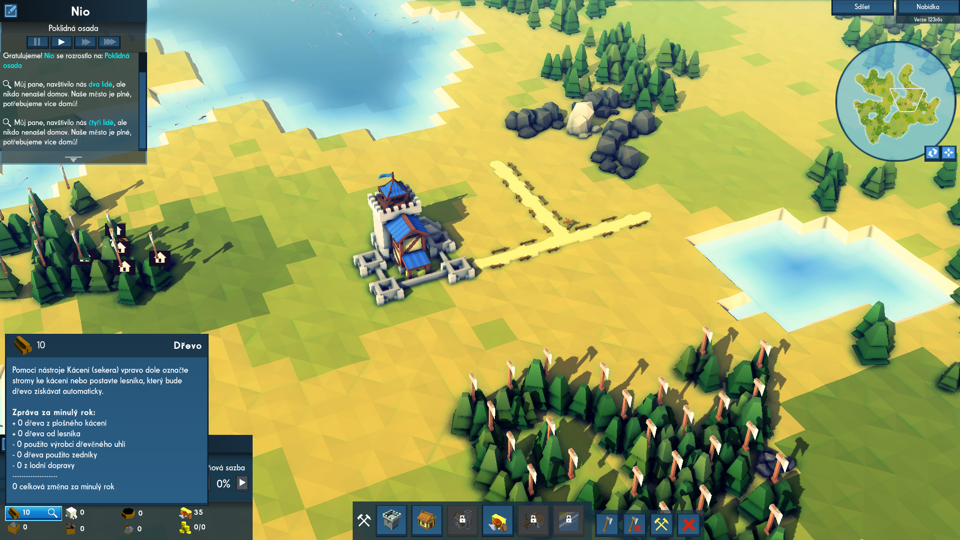 Kingdoms and Castles v češtině – ukázka 5